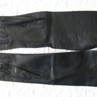 Black Leather Gloves Size 6.5 NOS Matinee Vintage Downton Steampunk Downton  Miss Fisher 50's -60's Cosplay Style  WhenRosesBloom