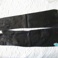 Black Leather Gloves Size 6.5 NOS Matinee Vintage Downton Steampunk Downton  Miss Fisher 50's -60's Cosplay Style  WhenRosesBloom
