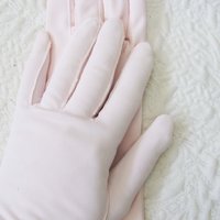 Pink Purse and Gloves Size 7 Vintage Retro Mid Century Dance Tea Party Audrey Hepburn 60s 70s Cosplay When Roses Bloom