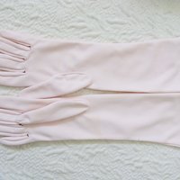 Pink Purse and Gloves Size 7 Vintage Retro Mid Century Dance Tea Party Audrey Hepburn 60s 70s Cosplay When Roses Bloom
