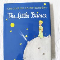 Book The Little Prince Vintage Retro Library Decorative Graphic Art  Juvenile Child Fiction Fantasy 60th Anniversary Edition WhenRosesBloom