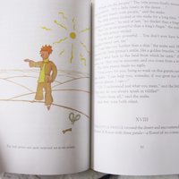 Book The Little Prince Vintage Retro Library Decorative Graphic Art  Juvenile Child Fiction Fantasy 60th Anniversary Edition WhenRosesBloom