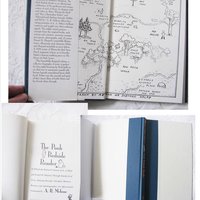Book The Pooh Bedside Reader Winnie the Pooh 70th Anniv Vintage Retro Library Decorative Graphic Art Juvenile Child Fiction WhenRosesBloom