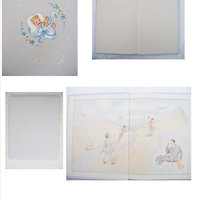 Baby Boy Book Vintage Record Events Retro Nursery Decorative Graphic Art  Juvenile Child  WhenRosesBloom