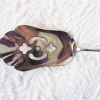 Vintage Stainless Pastry Server Spreader Oneida Proposal Morning Blossom Party Entertain Tea Birthday Wedding Shower Gift  WhenRosesBloom