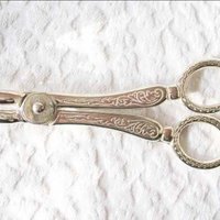 Silver Tea Pastry Sandwich Serving Tongs Elegant Afternoon Tea Gift Fancy Cake Pastry Dessert Cottage Granny Downton Abbey  WhenRosesBloom