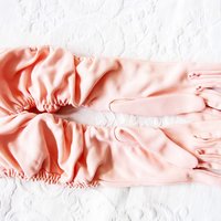 Vintage Pink Gloves Size 7 1/2 gathered wrist accent Tea Party Dance  Mid Century Audrey Hepburn Style NOS New old stock WhenRosesBloom