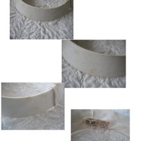 Vintage Hat White Fascinator Cocktail Tea Party Wedding Bridal Art Deco Gatsby Hat w/Feathers Net Birdcage Veil Mid Century WhenRosesBloom