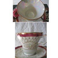 Vintage Tea Cup Pink Footed  Made in Japan Tea Time Gift Victoria Downton Abbey Tea Edwardian Shabby Chic Cottage Shabby Chic WhenRosesBloom