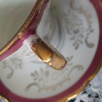 Vintage Tea Cup Pink Footed  Made in Japan Tea Time Gift Victoria Downton Abbey Tea Edwardian Shabby Chic Cottage Shabby Chic WhenRosesBloom