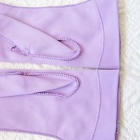 Purple Violet Gloves tailored Fabric Stetson Vintage Wedding Tea Party Mid Century Bridal Retro cosplay Gift for her When Roses Bloom
