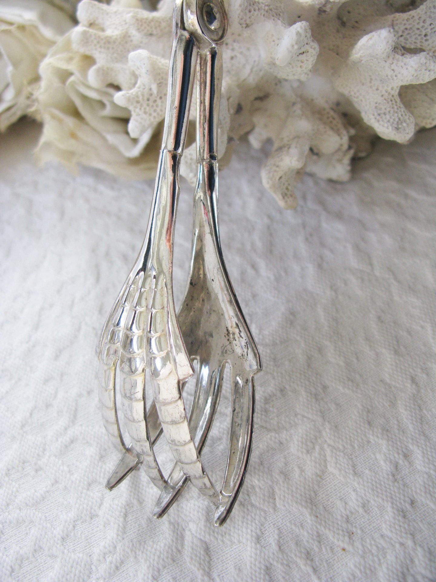 Silver Server Pastry Sandwich Tongs Vintage Elegant Party Afternoon Tea  Silver Server Downton Austen Cottage Shabby Chic Tea Gift WhenRosesBloom