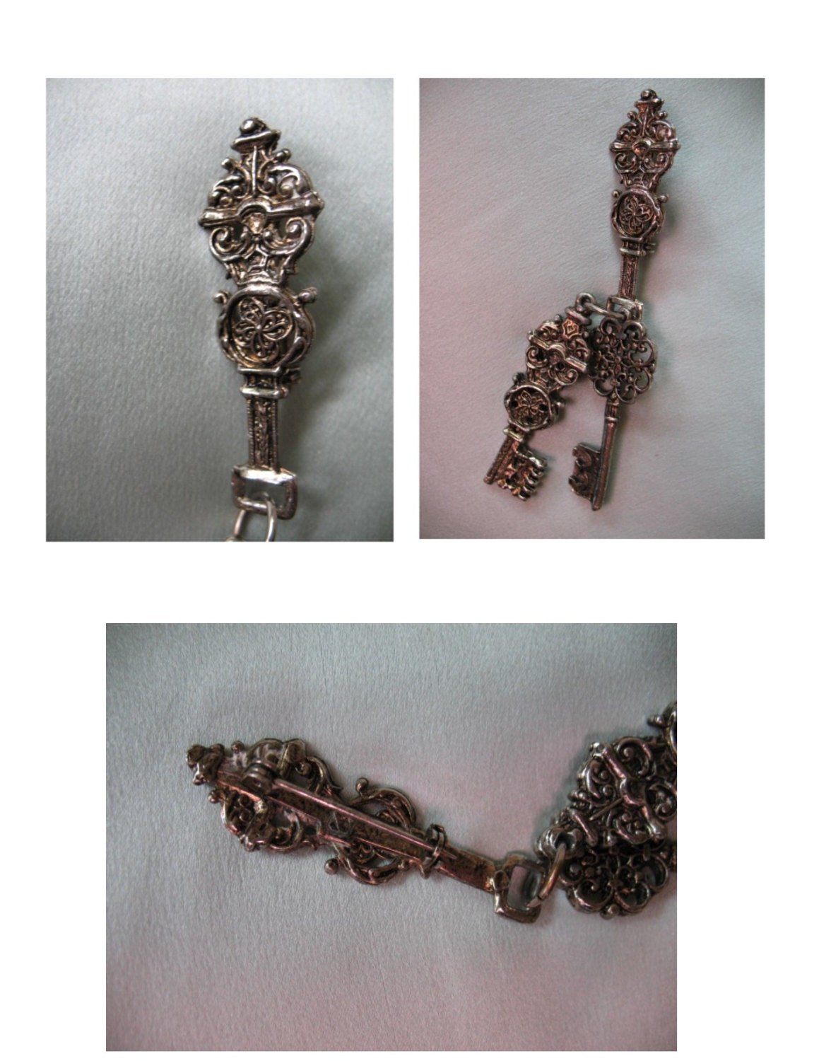 Vintage Pin Retro Key Jewelry Boho Victorian Steampunk Style Pin for Hat Lapel Scarf Kappa Kappa Gamma Style  WhenRosesBloom