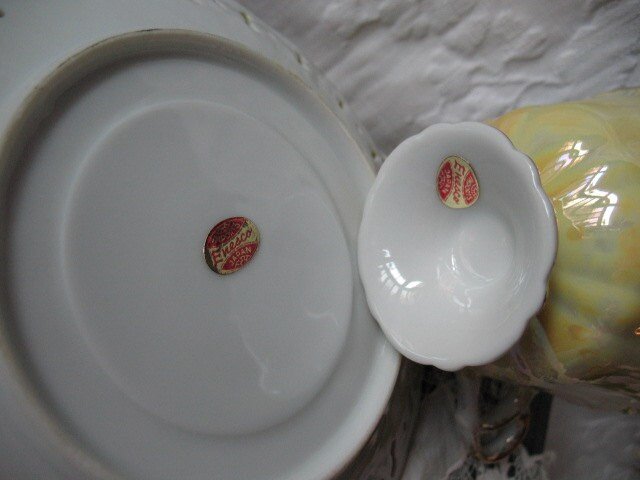 Vintage Teacup Yellow Mid Century Footed  Japan Lusterware MOP TeaTime Gift Victoria Downton Abbey Tea Cottage Shabby Chic WhenRosesBloom