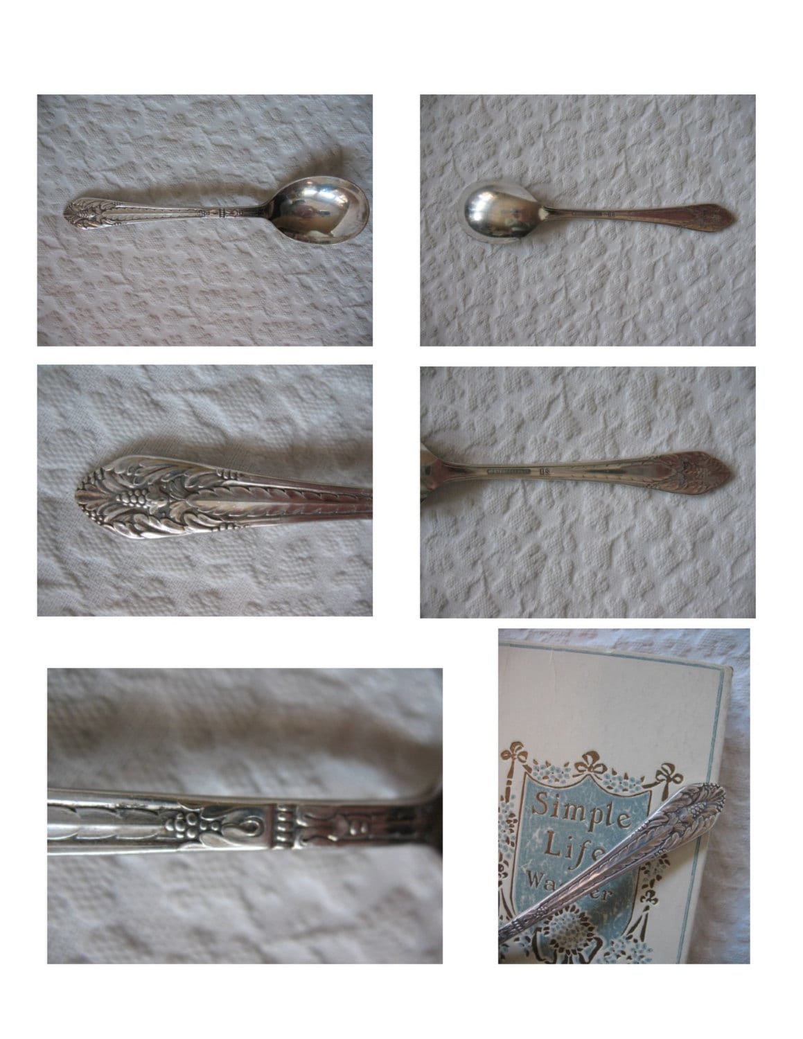 Silver Spoon Sugar or Jam spoon Vintage Tea Time Art Deco Classic Tea Gift Victoria Downton Shabby Chic Cottage  Decor WhenRosesBloom