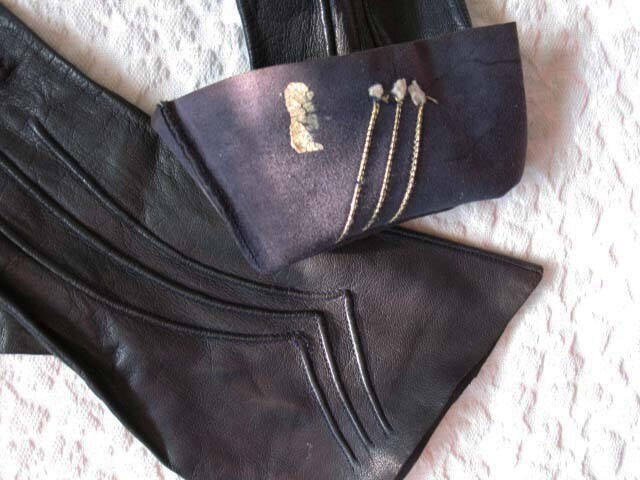 Vintage Blue Gloves Leather Navy Retro Mid Century NOS new old stock Soft Leather Classic Tailored Matinee Free Ship US WhenRosesBloom