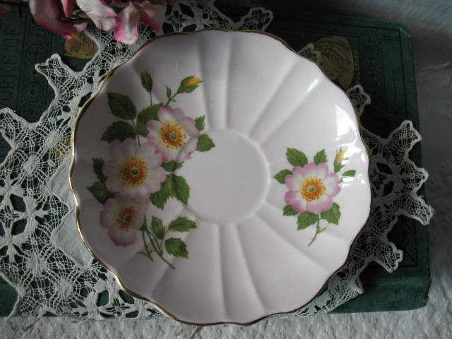 Vintage Tea Cup Pink Floral Roses English Bone China Retro TeaTime Gift  Dainty Mid Century Style Shabby Chic  WhenRosesBloom Classic Tea