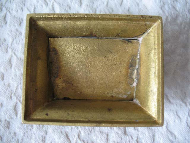 Vintage Stamp Box Decorative Desk Gift Bronze Art Nouveau Art Deco Arts Crafts Butterfly Antique Office Library Decor  WhenRosesBloom