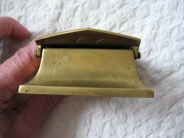 Vintage Stamp Box Decorative Desk Gift Bronze Art Nouveau Art Deco Arts Crafts Butterfly Antique Office Library Decor  WhenRosesBloom
