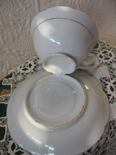 Vintage Tea Cup Blue Floral Footed Japan Downton Tea Cottage Shabby Chic Mid Century Tea Birthday Shower Girlfriend Wife Gift WhenRosesBloom