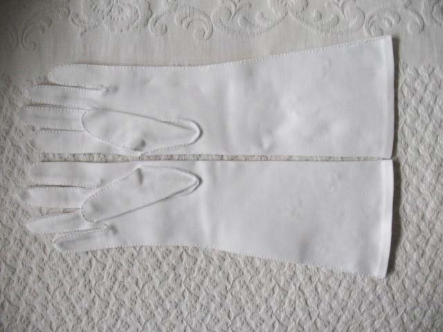 White Gloves Matinee Wedding Tea Retro Vintage Mid Century Bride Bridesmaid Downton Austen Titanic Cosplay Free Ship  US When Roses Bloom