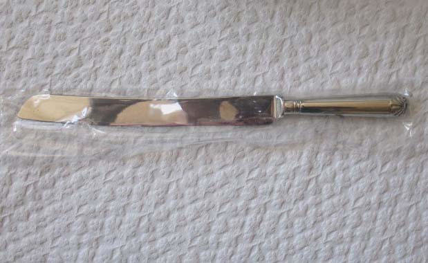 Vintage Silver Cake Knife English Sheffield Bride Wedding Bridal Gift  NOS new old stock classic Shell Elegant Tea Victoria WhenRosesBloom