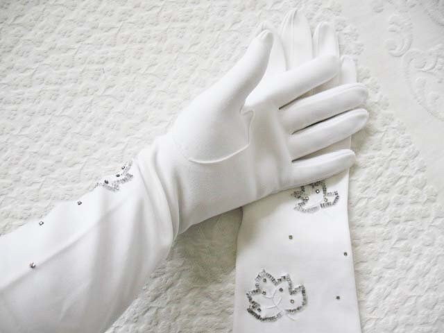 Vintage Long White Gloves  Wedding Dance Mid Century Retro Hollywood Glamour Miss Fisher Downton Cosplay FREE SHIP in US   WhenRosesBloom
