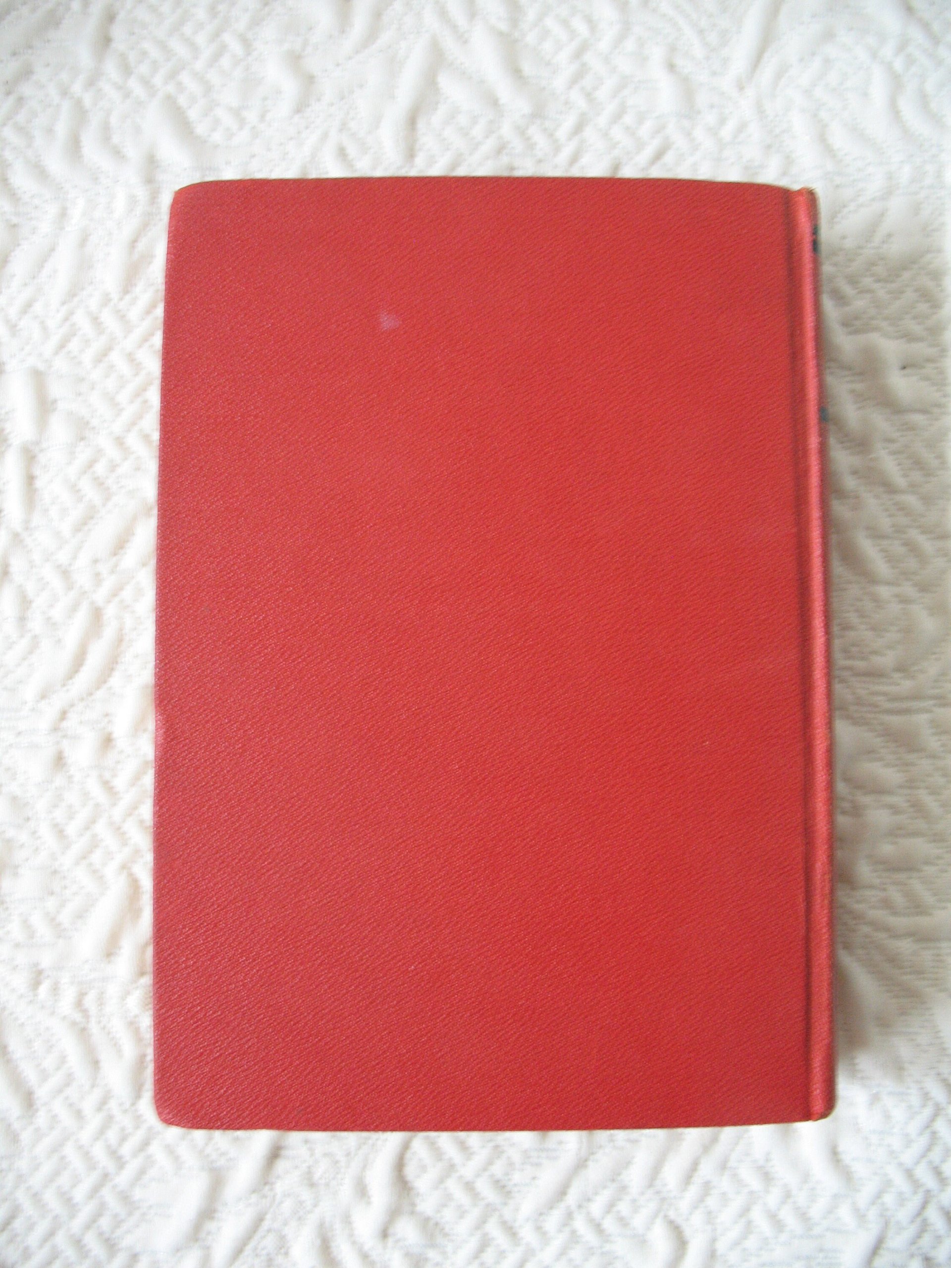 Vintage Mystery Book Red Retro Library Decorative Graphic Art Cover Juvenile Child Fiction Mystery Intrigue  WhenRosesBloom
