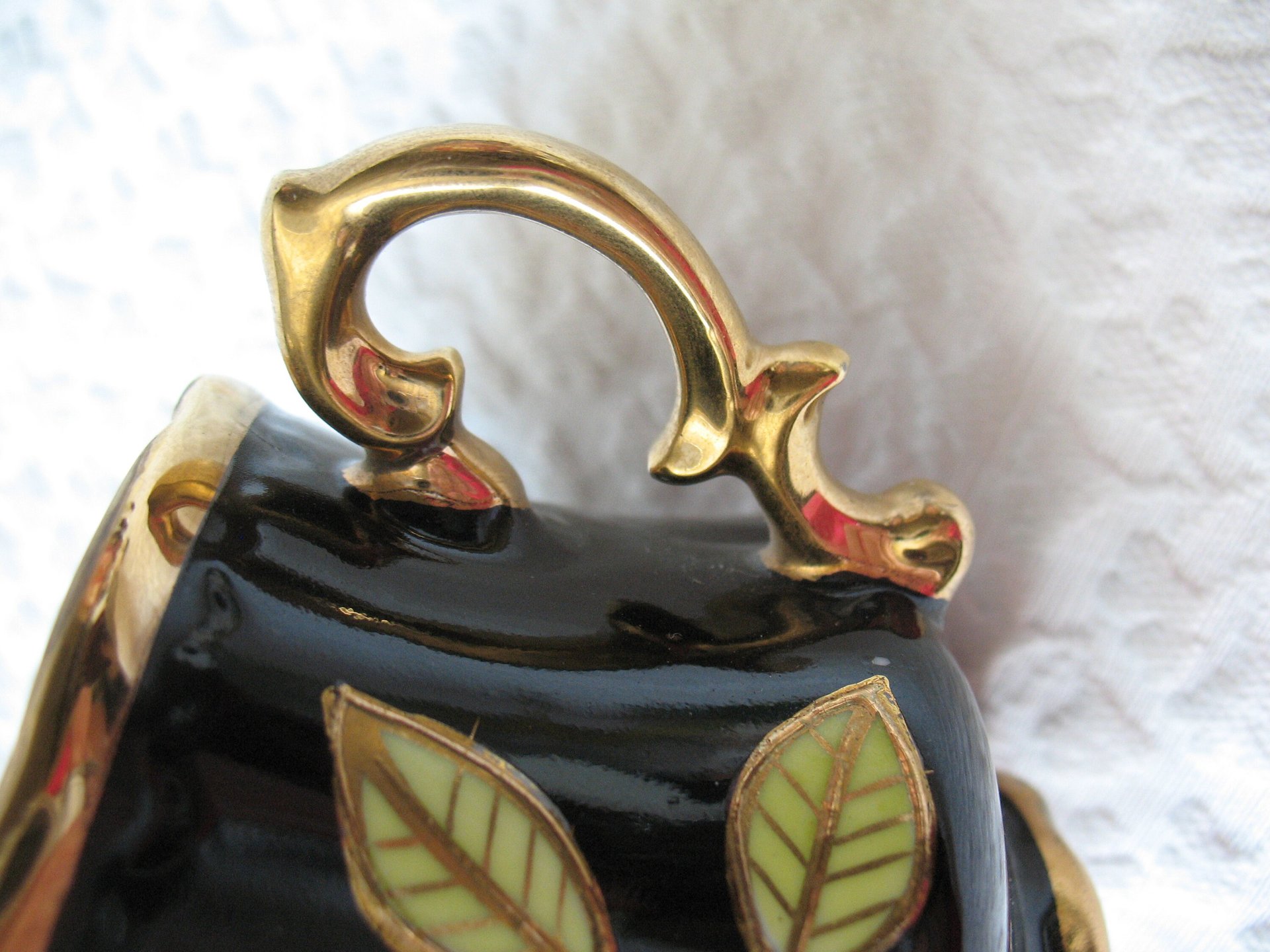 Vintage Tea Cup Black Yellow Rose Footed Japan Tea Gift Steampunk Cosplay Gentleman Tea  Victoria Downton Cottage Shabby Chic WhenRosesBloom