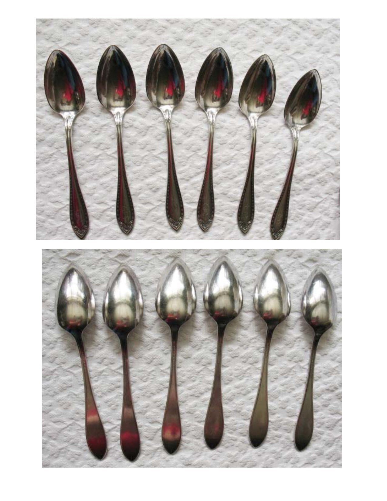 Silver Tea Spoons Sheraton Pattern Set 6 Circa 1910 Vintage Tea Dessert Presentation Box Gift  Antique Victorian WhenRosesBloom