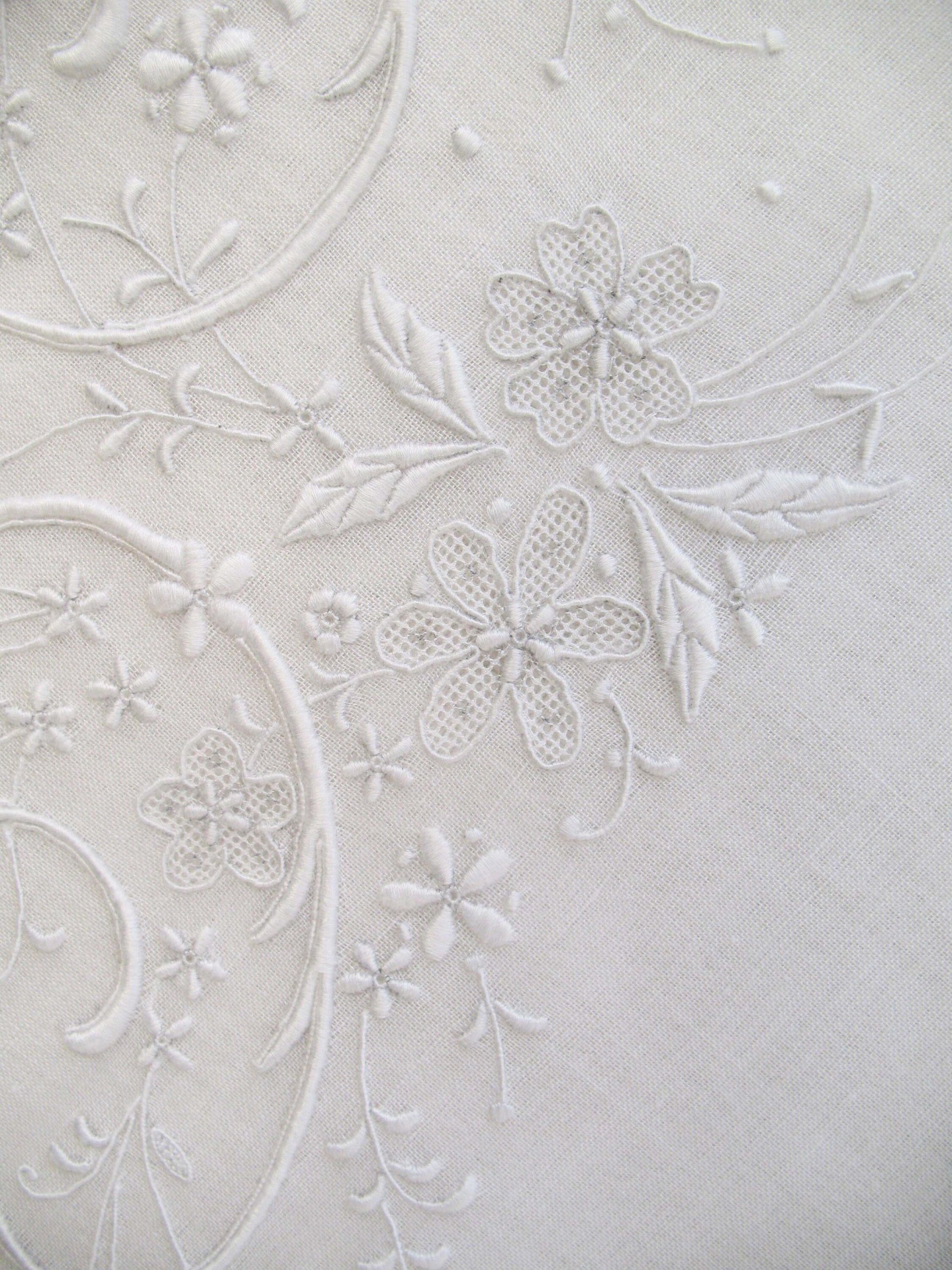 Vintage White Hanky G Initial Monogram Madeira Embroidery Wedding Keepsake Remembrance Heirloom  Handkerchief  Free Ship  US  WhenRosesBloom