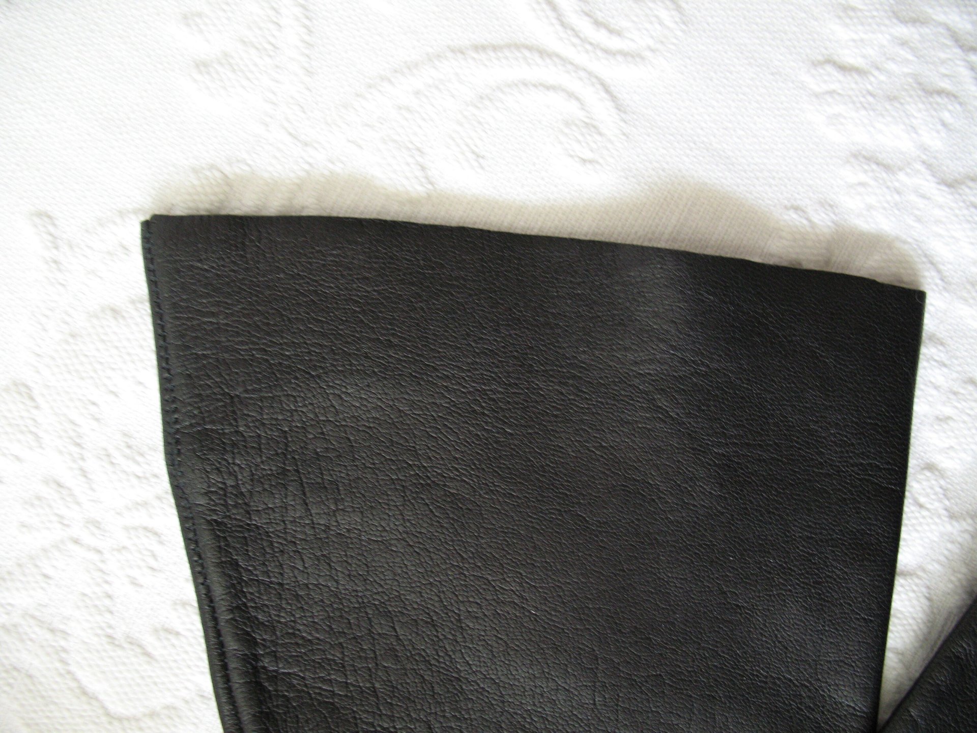 Vintage Gloves Black Kid Leather Matinee Mid Century Style NOS Lg Size Downton Miss Fisher Steampunk Cosplay Free  Ship USA   WhenRosesBloom