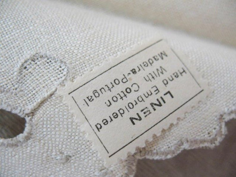 Vintage Madeira Napkins Set/4 Cutwork Embroidery Heirloom Linens NOS new old stock elegant tea napkins Shabby Chic Cottage  When Roses Bloom