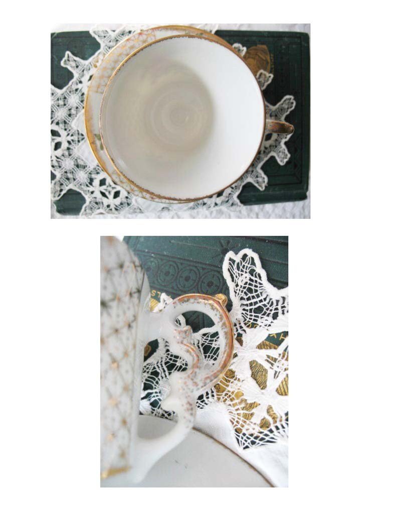 Vintage Footed Tea Cup Saucer Roses Gold Made in Japan Mid Century TeaTime Gift Victoria Downton Abbey Cottage Shabby Chic When Roses Bloom