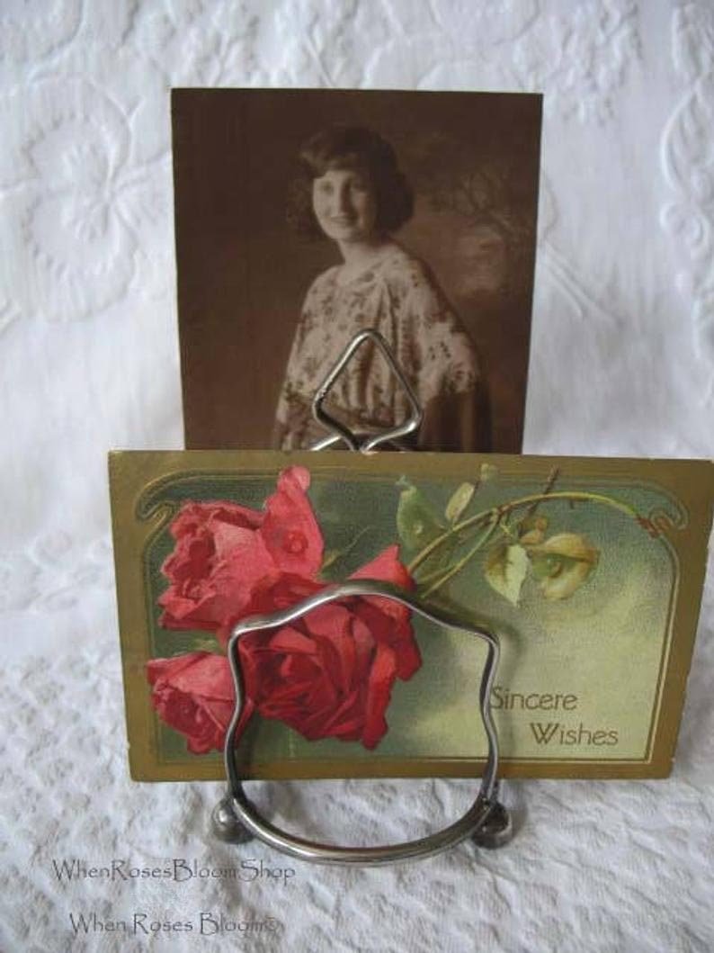 Vintage Silver Toast Rack Letter Holder Napkin English Estate Silver Tea Breakfast Shabby Chic Jane Austen Downton Abbey WhenRosesBloom