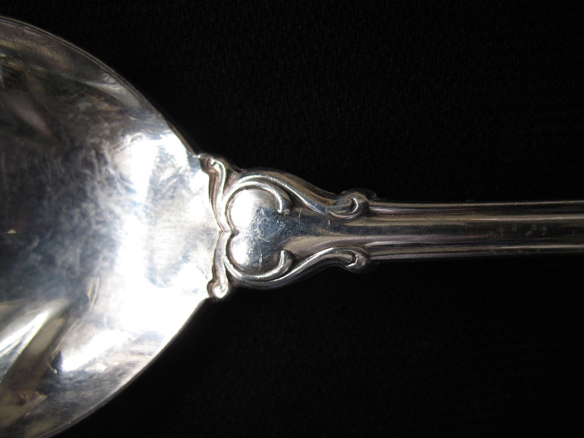 Vintage Silver Spoon Dessert Salad Berry Silver Fashion 1957 Holmes & Edwards Tea Gift  Shabby Cottage Decor WhenRosesBloom