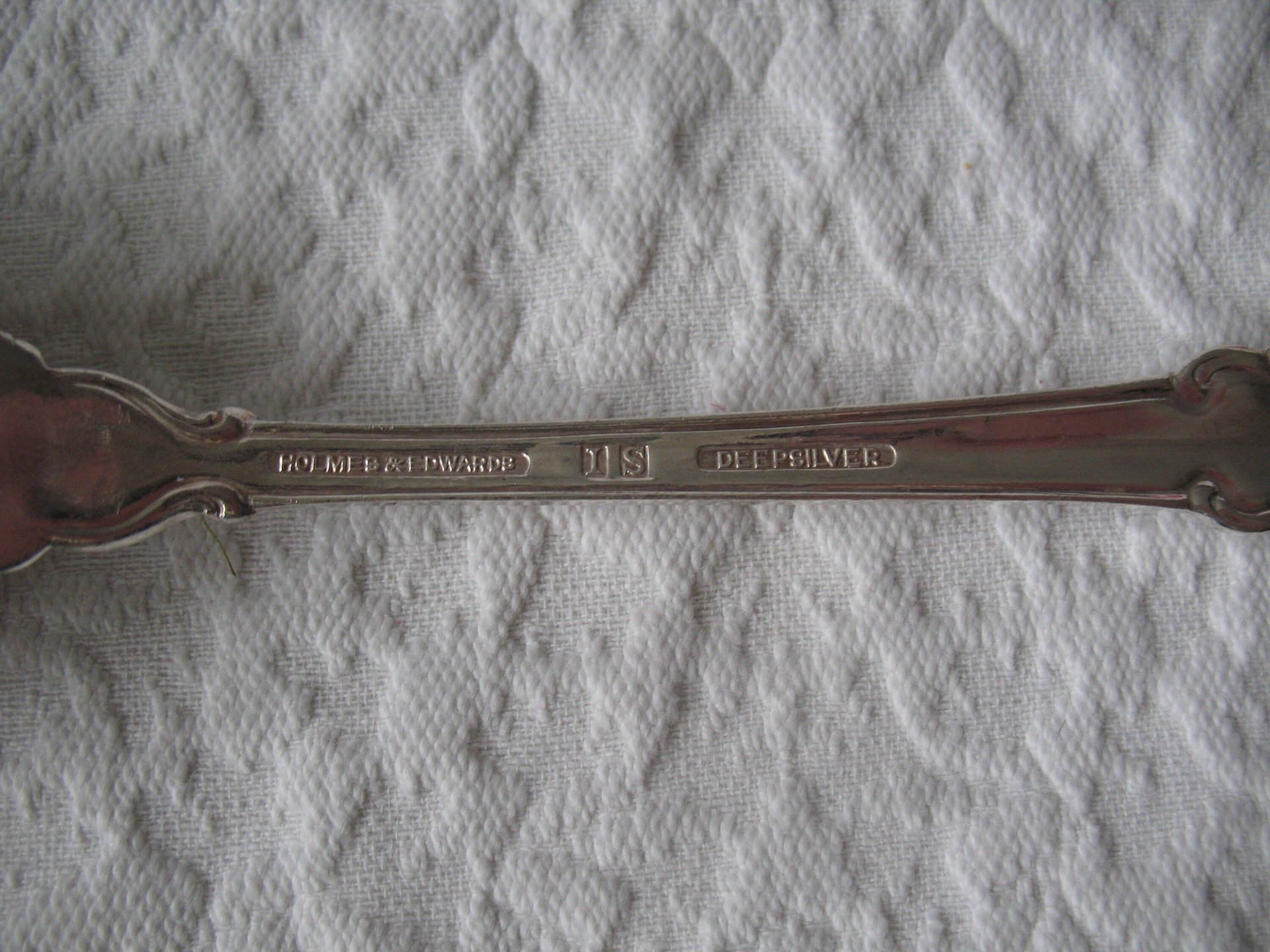 Vintage Silver Spoon Dessert Salad Berry Silver Fashion 1957 Holmes & Edwards Tea Gift  Shabby Cottage Decor WhenRosesBloom