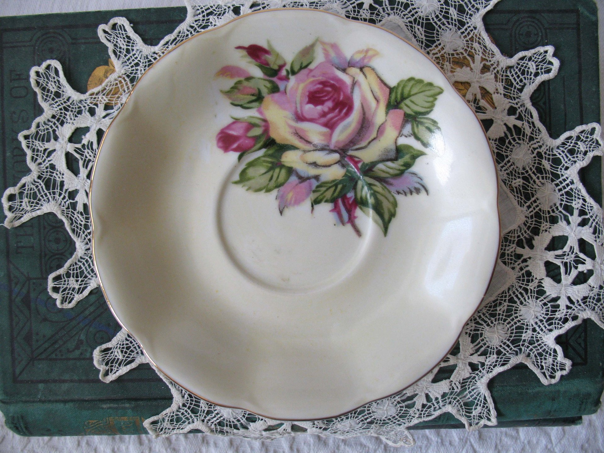 Lefton Tea Cup Pink Roses Made Japan Vintage Mid Century Retro Elegant Tea Gift Downtown Tea Cottage  Shabby Chic Style WhenRosesBloom