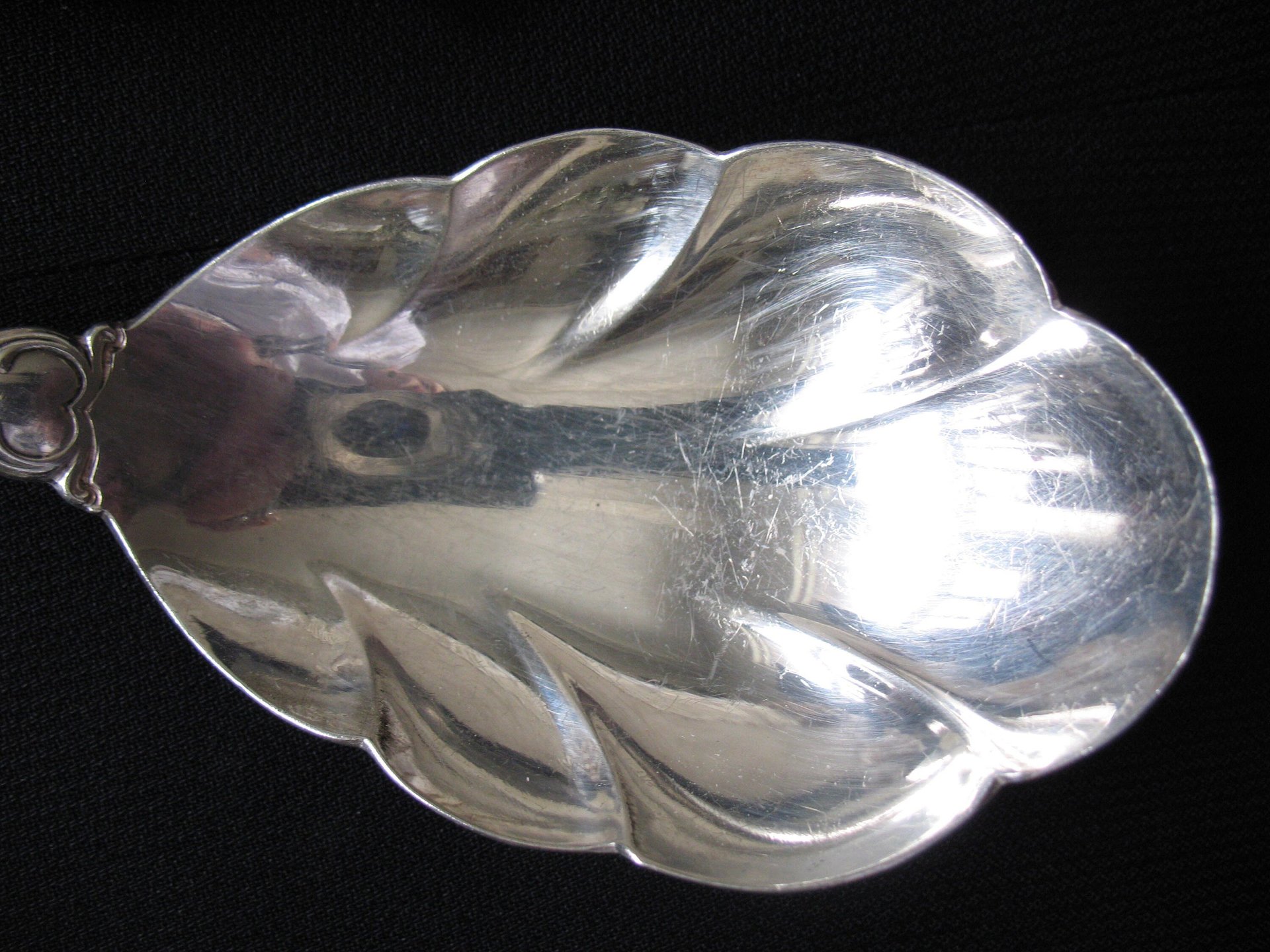 Vintage Silver Spoon Dessert Salad Berry Silver Fashion 1957 Holmes & Edwards Tea Gift  Shabby Cottage Decor WhenRosesBloom