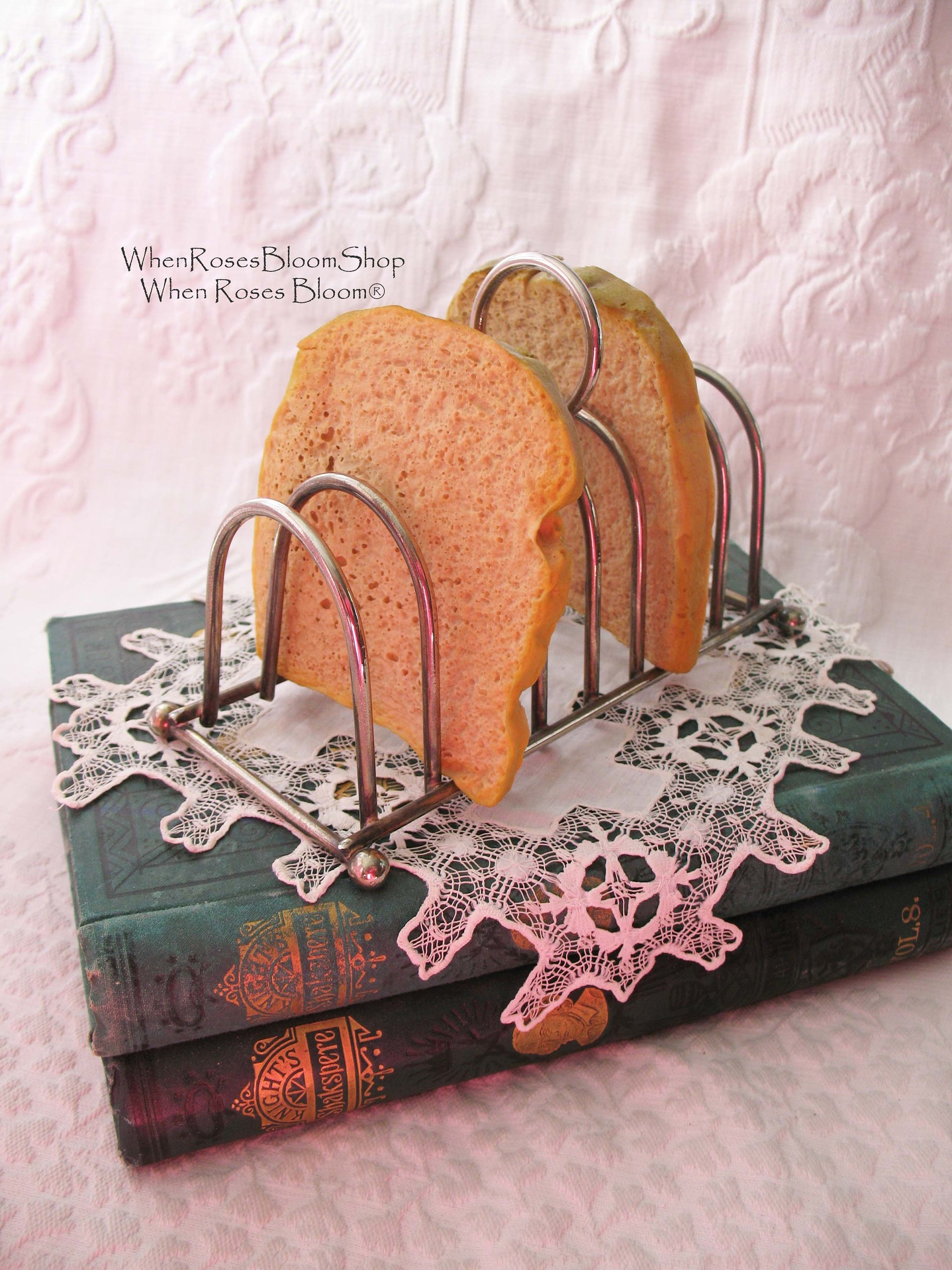 Silver Toast Letter Rack Vintage Estate Silver English Afternoon Tea Shabby Chic Minimalist Jane Austen Downton Abbey Tea WhenRosesBloom
