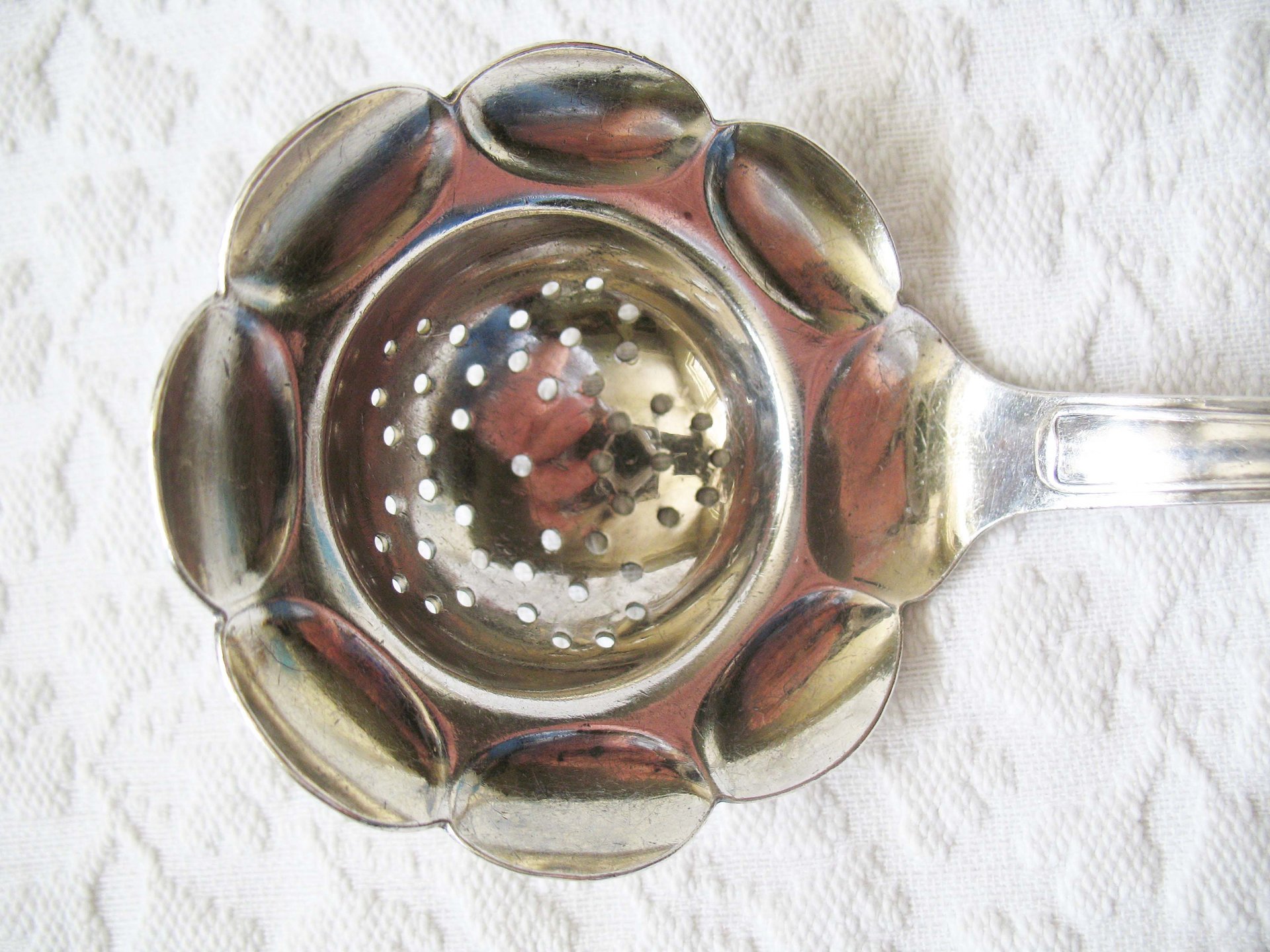 Silver Tea Strainer Sugar Sifter Vintage Rare Elegant Afternoon Tea Party Downton Austen Elegant Cottage Shabby Chic Tea Gift WhenRosesBloom
