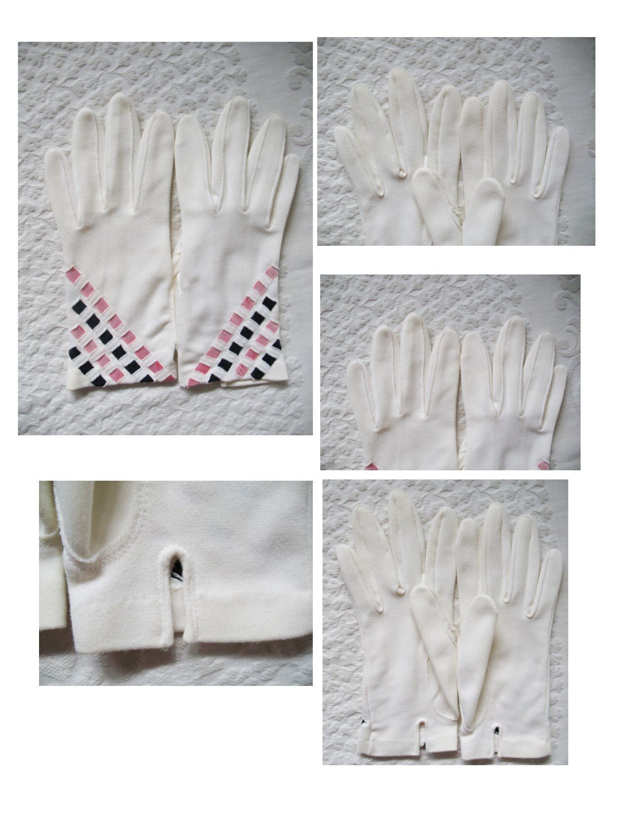 Vintage White Gloves Retro Tea Party Downton Miss Fisher Audrey Hepburn Cosplay Casual Sport Style Vegan Free Shipping in US  WhenRosesBloom
