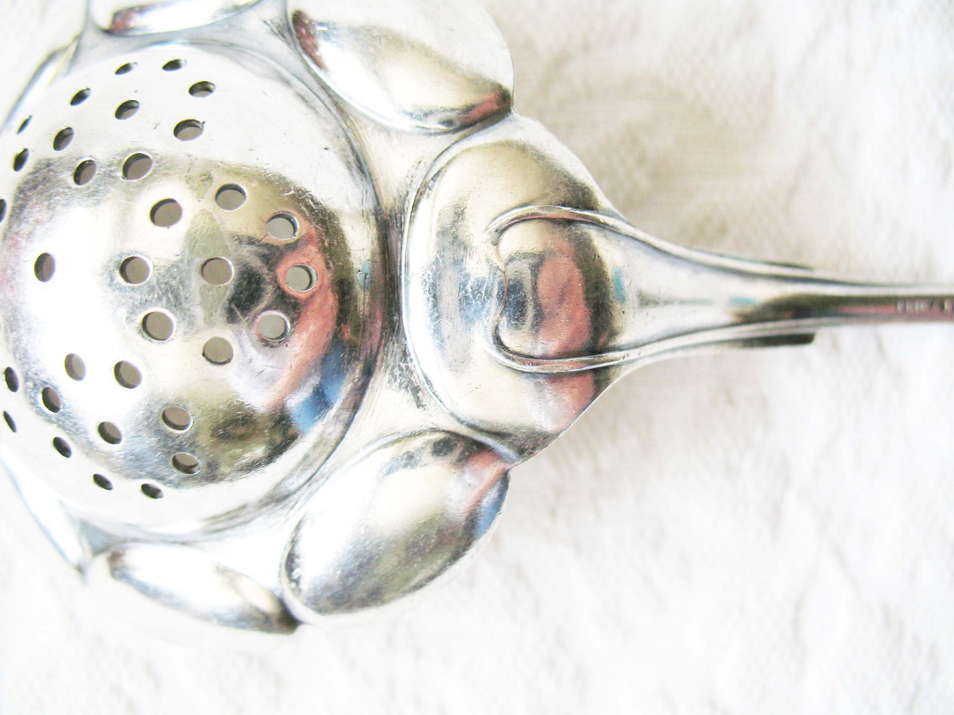 Silver Tea Strainer Sugar Sifter Vintage Rare Elegant Afternoon Tea Party Downton Austen Elegant Cottage Shabby Chic Tea Gift WhenRosesBloom