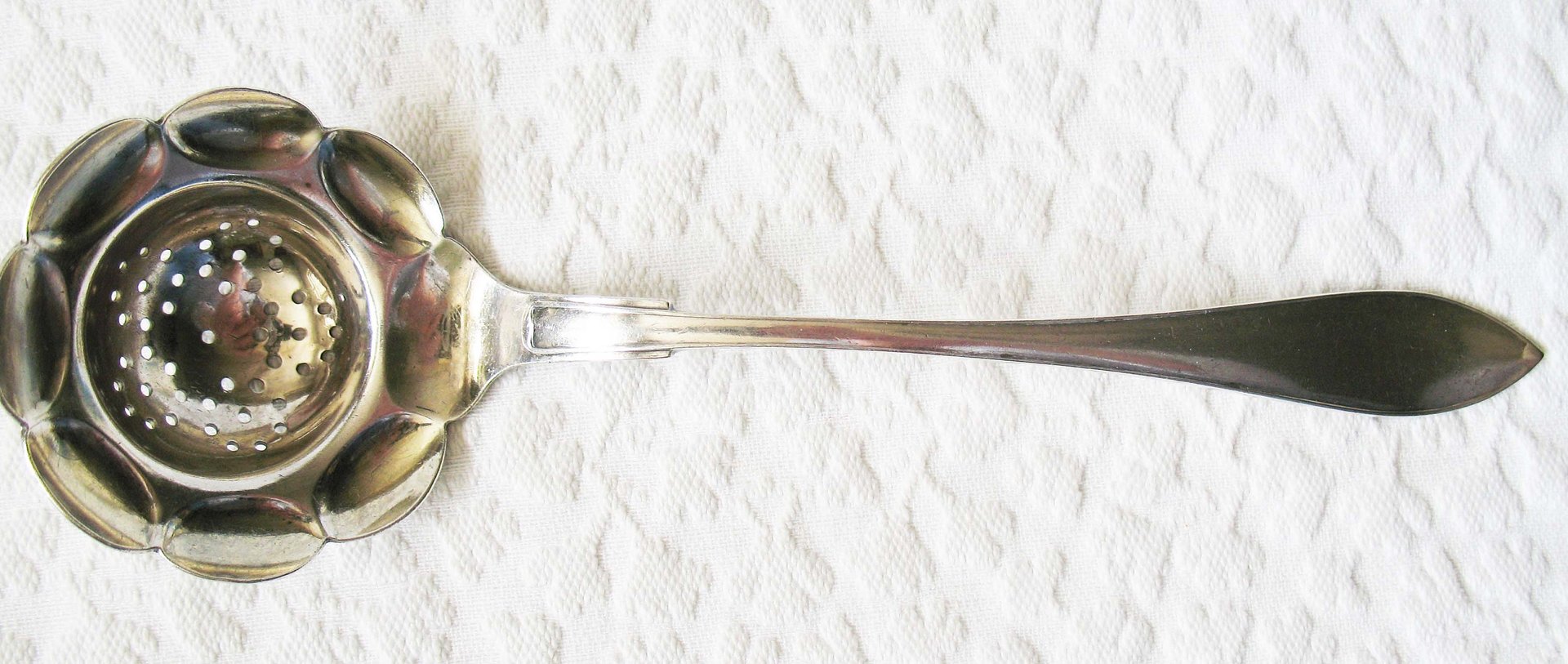 Silver Tea Strainer Sugar Sifter Vintage Rare Elegant Afternoon Tea Party Downton Austen Elegant Cottage Shabby Chic Tea Gift WhenRosesBloom