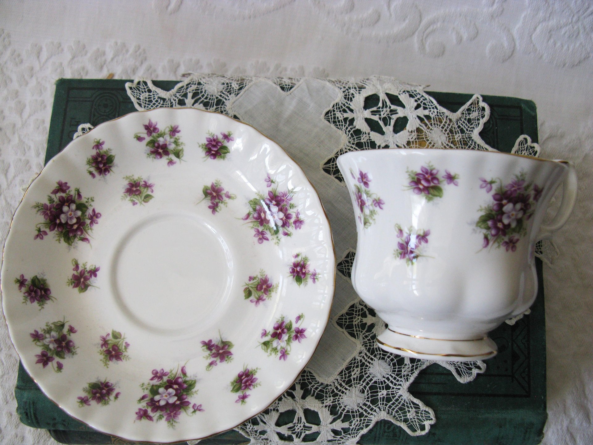 Royal Albert Sweet Violets Vintage Tea Cup English Bone China Retro Tea Time Gift Dainty Mid Century Style Shabby Chic WhenRosesBloom