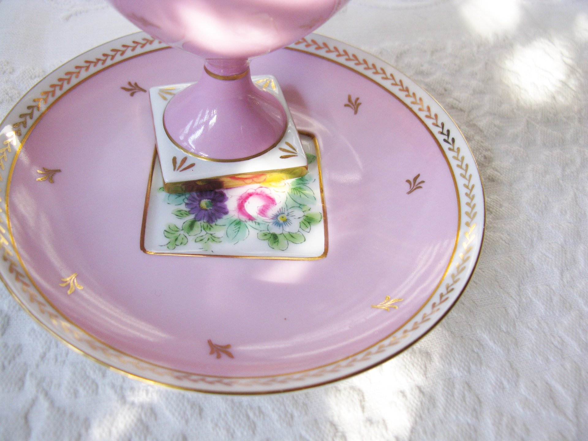 Vintage Footed Tea Cup Pink Floral  Made Japan Mid Century Retro Elegant Tea Gift Victoria Downtown Tea Cottage Shabby Chic WhenRosesBloom