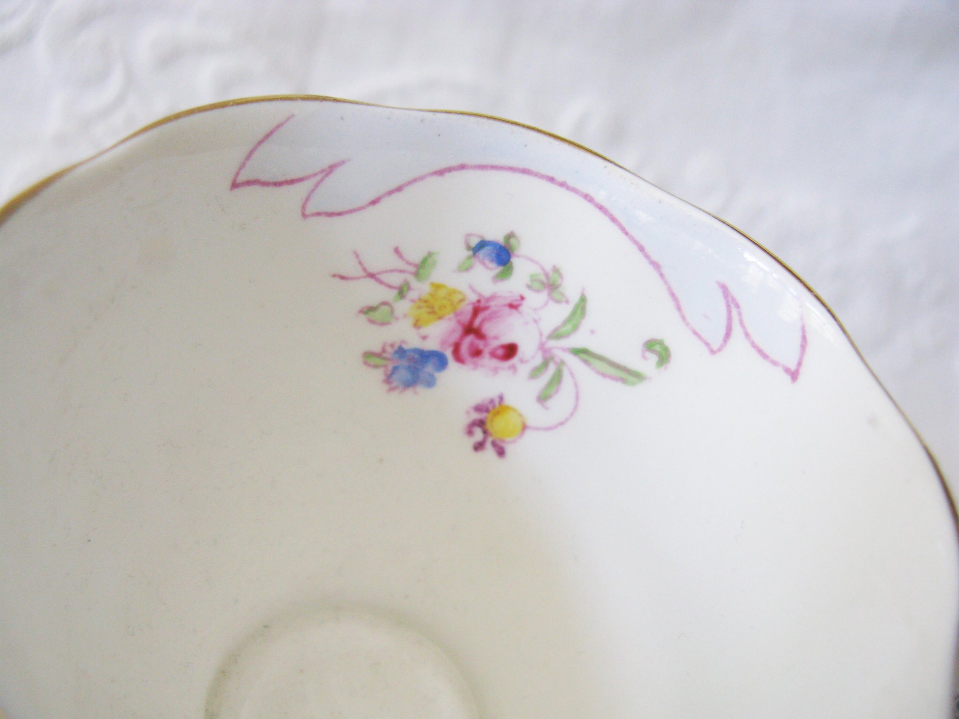 Royal Albert Vintage Tea Cup Pink Roses Blue 1917-1933  Rare  English Bone China Retro Tea Time Gift Dainty Shabby Chic Style WhenRosesBloom