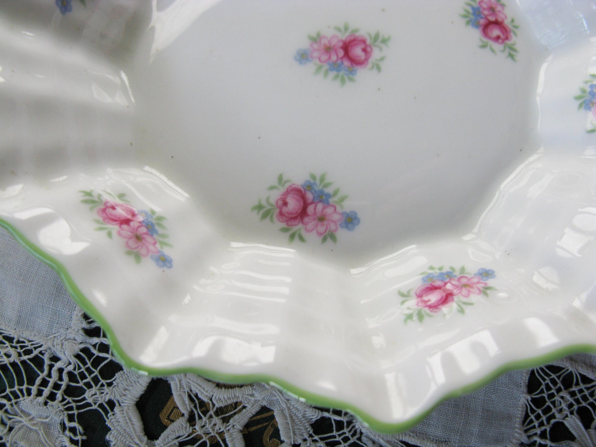 Vintage Shelley Dainty Rosebud  Dish for Nuts Candy English Bone China Retro Tea Party Gift Shabby Chic English Afternoon Tea WhenRosesBloom