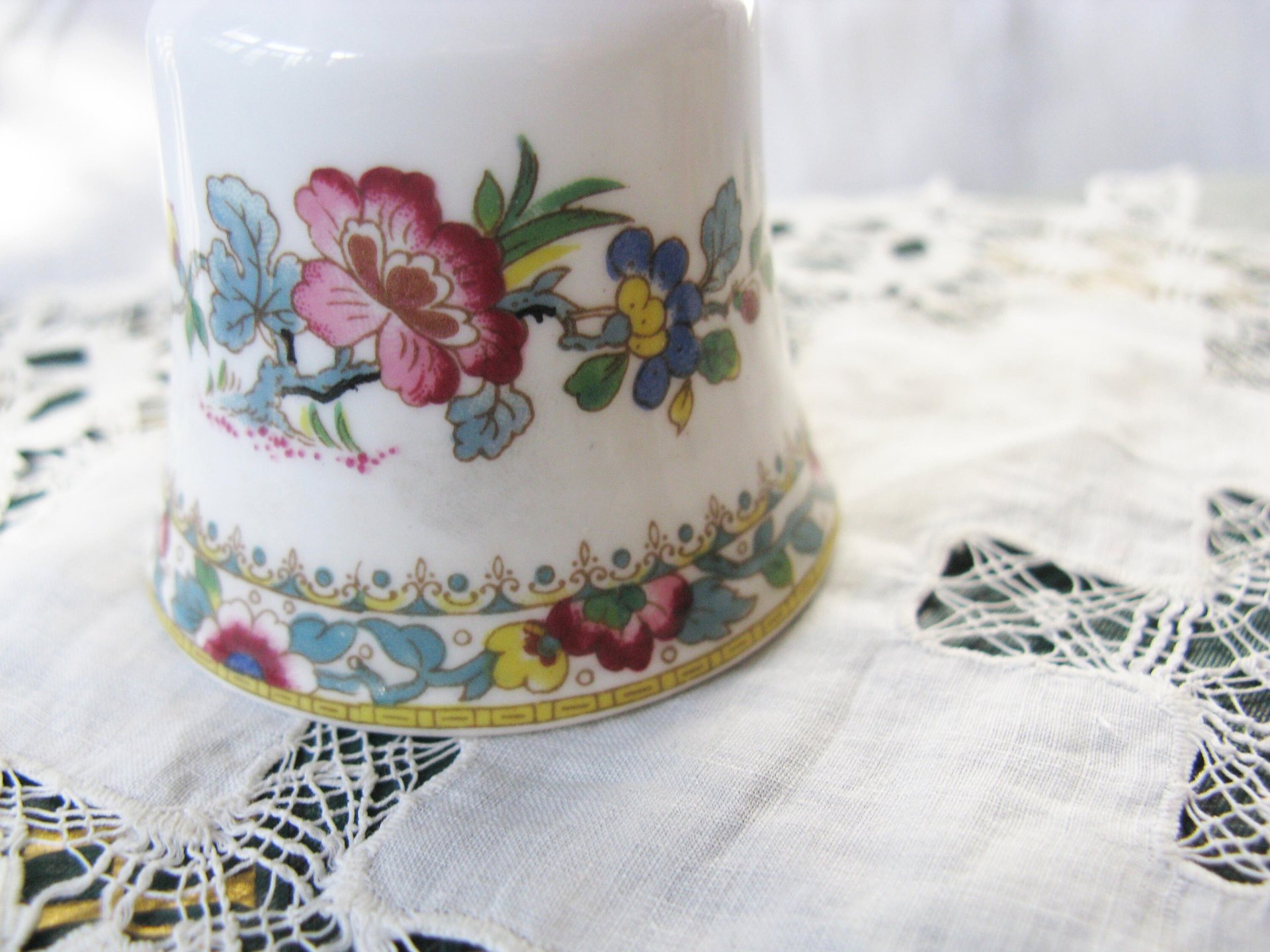 Vintage Coalport Ming Rose Bell English Bone China Tea Party Wedding Birthday Classic Elegant Tea Gift   WhenRosesBloom