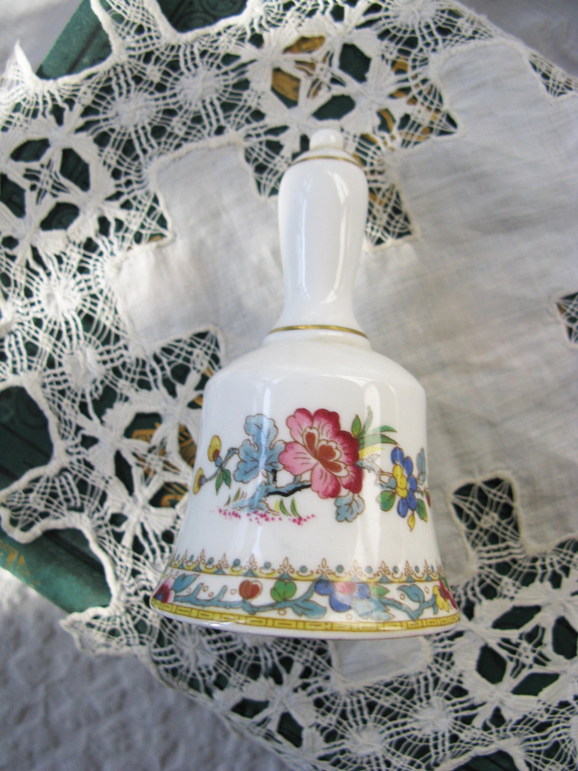 Vintage Coalport Ming Rose Bell English Bone China Tea Party Wedding Birthday Classic Elegant Tea Gift   WhenRosesBloom